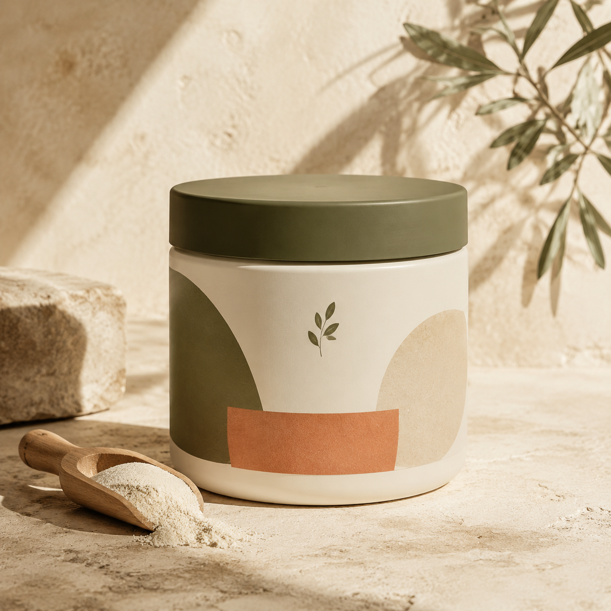 Illustrated packaging of Hydrolyzed Collagen Powder